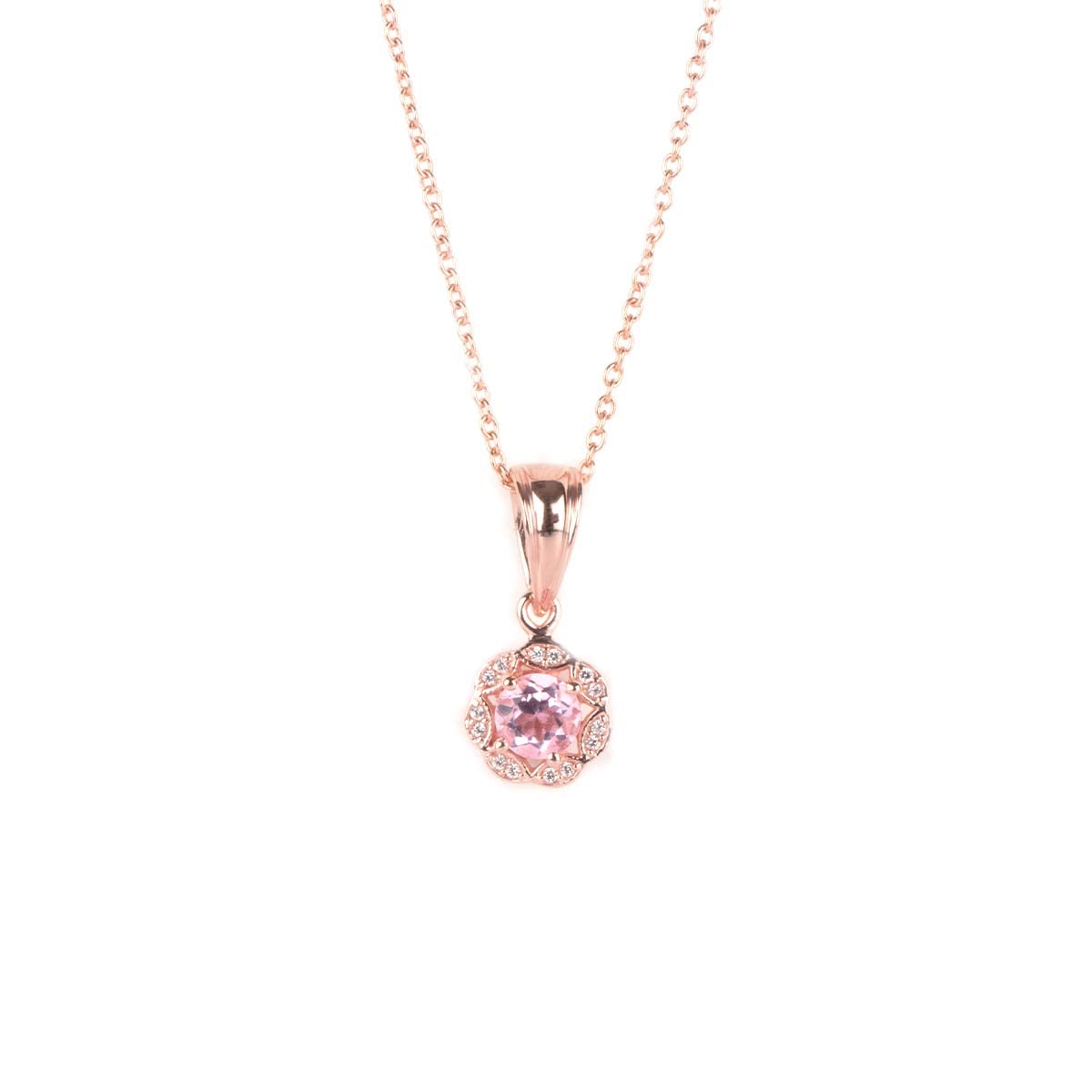Shaya Womens By Caratlane Cherry Blossom Pendant Necklace In Rose Gold Plated 925 Silver (B09Z6Q6LQQ) Amazon Price History, Amazon Price Tracker