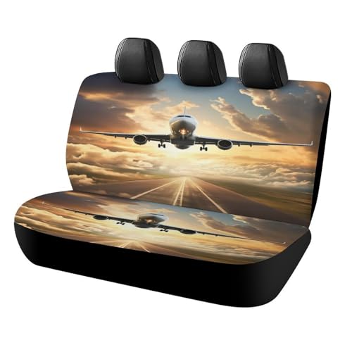 Funda para asiento trasero de avión y coche protector universal a prueba de arañazos 1