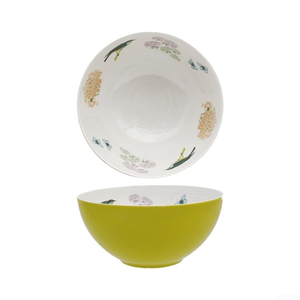 Ciotola Grande 3L per Pasta Frutta Uso Domestico Ristorante(Green)
