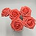 Coral Wedding Flowers Artificial Foam Roses Fake Flowers Crafting for Wedding Centerpieces Flower Balls 50 Flowers