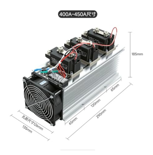 Relais à semi-conducteurs triphasé 380V FH3400ZY400A DC-AC 400A grand boîtier - 3