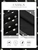 Belle Poque Women Polka Dot Dress Square Neck Wide Straps Smocked Back A Line Flowy Mini Sundress Summer Casual Party Dresses Black&White Dot S #5