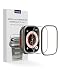 Produktbild LULULOOK 2 Stück Schutzfolie für Apple Watch Ultra 2/Ultra 49mm, [2023 Titan Rahmen] 9H Panzerglas+Displayschutz mit Ausrichthilfe, Ultra Klar Volle Abdeckung Hülle für iWatch Ultra 49mm