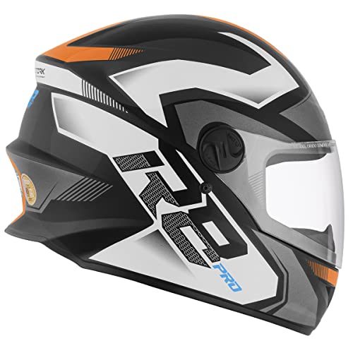 Capacete Aberto Mixs Way Viseira Fume Branco 58