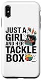 Installation facile Just a Girl with Her Boîte de pêche Amusante pour Femme Coque pour iPhone XS Max