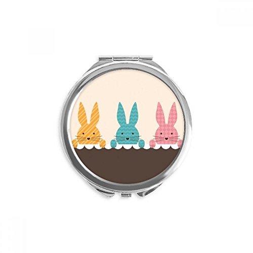 Miroir de poche lapin mignon compact : finissez-en avec les sacs encombrés