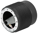 Qklyxr Buje de montaje de dirección de coche Kit de adaptador buje bujes volante coche, reemplazo liberación Base conector aluminio jefe corto, para T4 Trans-sporter 1996 2003