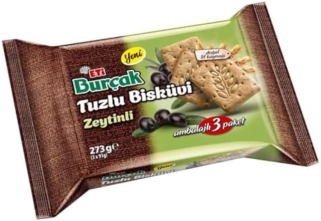 Eti Burçak Zeytinli ve Çörek Otlu Tuzlu Bisküvi, 273g, 6'lı Karma Paket - Görsel 2