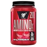 BSN Nutrition Amino X Supplement with Vitamin D, Vitamin B6 and Amino Acids, Watermelon Flavour, 70 Servings, 1 kg