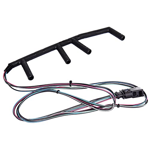 Precision 4 Wire Diesel Glow Plug Wiring Harness 038971220C Compatible with 2002-2003 VW TDI 2002-2003 VW New Beetle TDI 2002-2003 VW Golf T