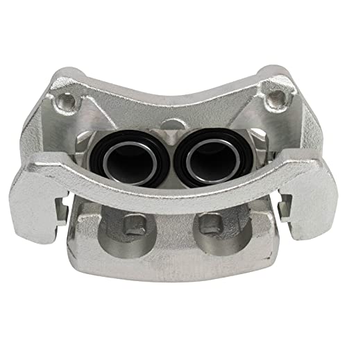 Image of TRQ Front Left Brake Caliper w /Bracket Drivers Side