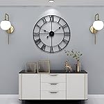 Rustic Round Metal Wall Clock