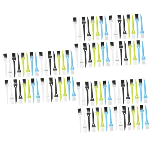 PartyKindom 3sets Razor Brush Electric Shaver Cleaner Cleaning Brush Compact Lightweight 36pcs*3