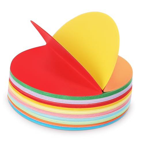 Papier origami rond pastel facile à plier pour décorations débutants