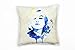 Paul Sinus Art Marilyn Monroe IV Coussin Décoratif 40 x 40 cm pour canapé Lounge Coussin – Décoration à wohlfühlen fabriqué en Allemagne, Microfibre, Beige, Bezug mit Füllung