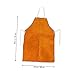 PLAFOPE 1pc apron leather welding clothing mens coats straw lid wide mouth 32 oz home bar & serving carts welding tools chef Accessories Cowhide thicken women's
