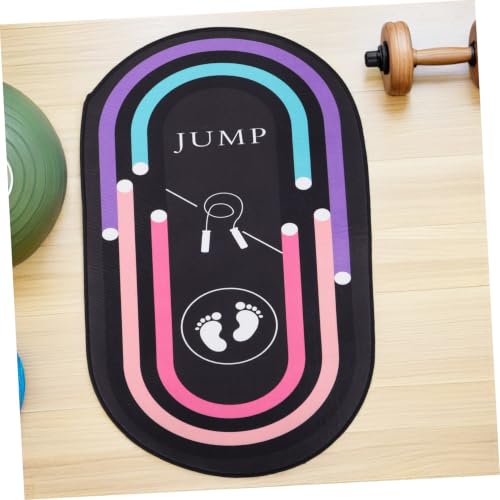 Jump Rope Mat 31.5x19in Alfombra Ovalada Amortiguadora para Ejercicio miniatura 6