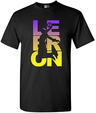 Camiseta adulto L23 23 LA Basketball Sports Fan Wear DT