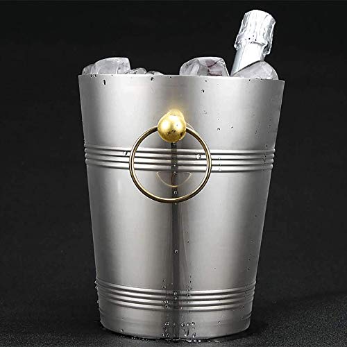 Cubo de champán de acero inoxidable de 3 L para enfriar bebidas 4
