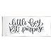 Stupell Industries Little Boy Big Purpose Uplifting Wood Wall Art, Design by Imperfect Dust