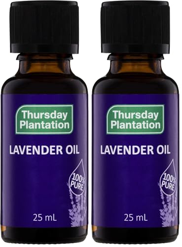 Thursday Plantation 100% Pure Lavender Oil (1mL/mL), 25 milliliters (Pack of 2)