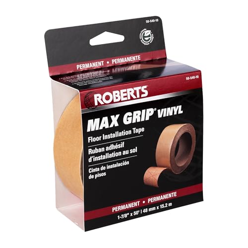 ROBERTS 50-540-10 Max Grip 1-7/8" x 50 ft. Vinyl Installation Tape Roll - Thumbnail 5