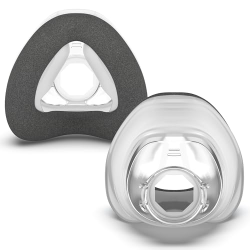 2 Pack Memory Foam Mask Cushions for AirFit N20 for Airtouch N20 Adaptive Seal CPAP Supplies Soft Fit for Lasting Comfort Zero Pressure Marks (Brown) - Large