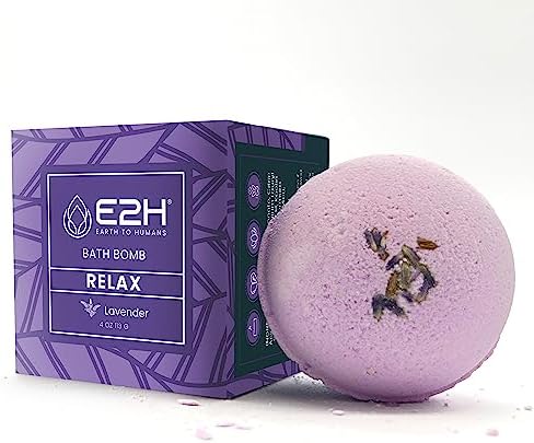 Bomba de banho relaxante E2H - aroma de lavanda