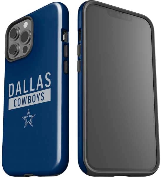 Skinit Impact Phone Case Compatible with iPhone 14 Pro Max - Officially Licensed NFL Dallas Cowboys Blue Performance Series Design