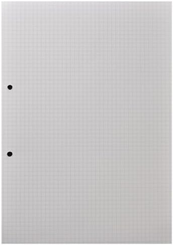 RHINO Stationery A4 Exercise Paper | 500 Sheets | Loose Leaf Paper | 5mm Squared Paper | Pre-Punched | Educational Standard