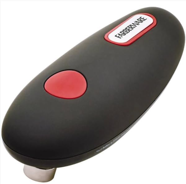 Electric Can Opener: Blade Opens Almost Any Can Pop or Soda Can - Automatic, Hands Free, Safe, Smooth Edge, Lid Remover, Battery Operated, Cordless