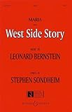 Maria (from west side story) chant: Maria. mixed choir (SATB) and piano. Partition de chœur.