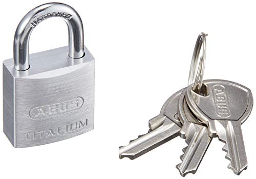 ABUS 64TI-20KD Lightweight Cylinder Padlock, Titalium, Rose No