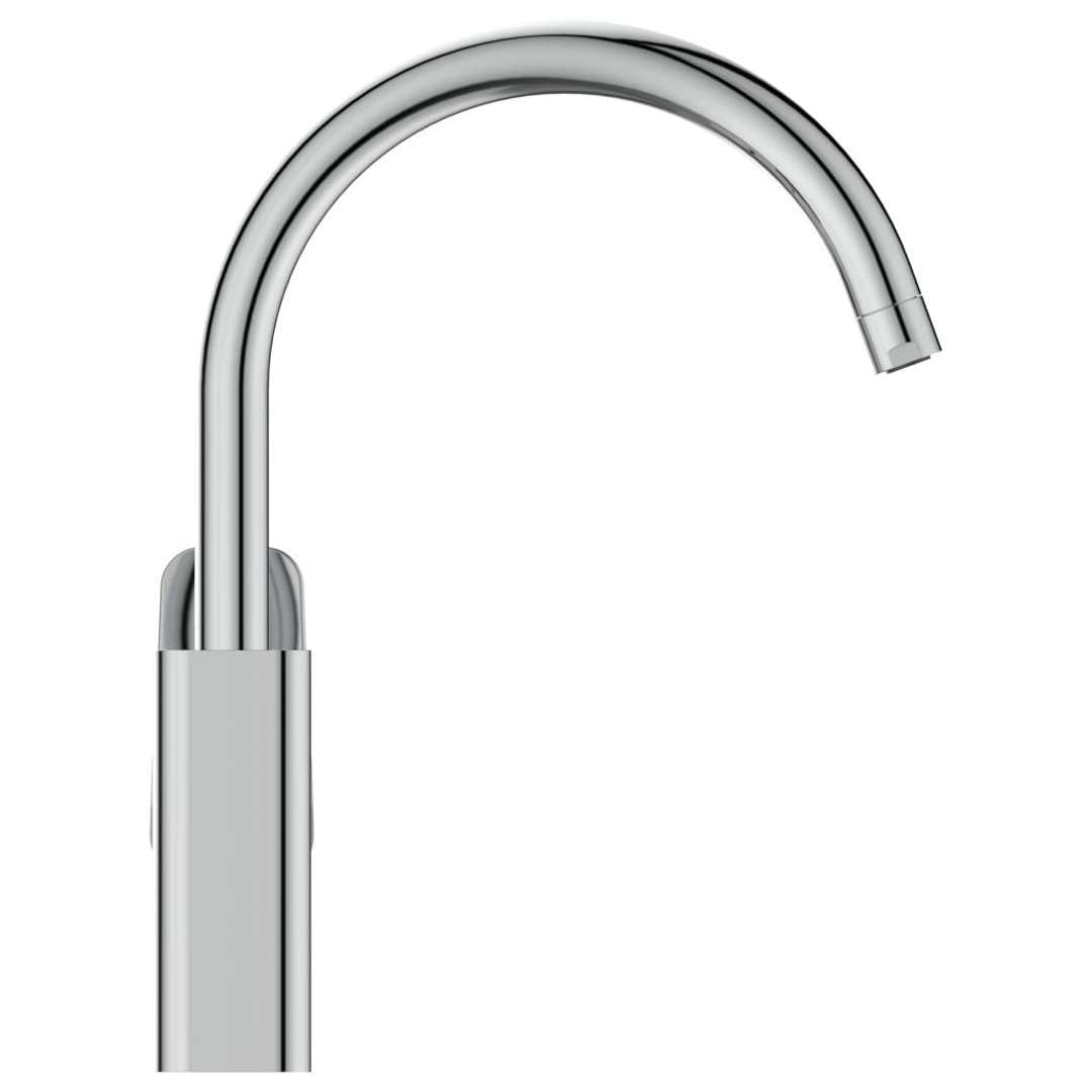 Ideal Standard BD334AA Miscelatore da Cucina, Cromo, Bocca Alta - h 209mm
