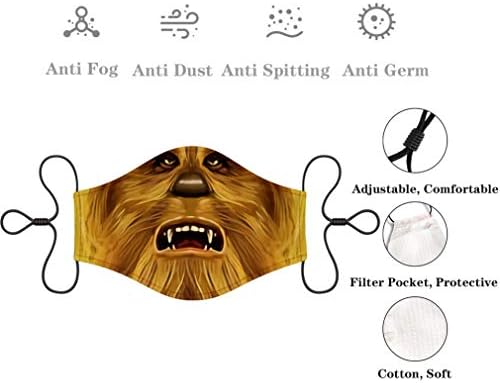 Amazon.com: Chewbacca Mask Face Cover for Anti Dust : Everything Else