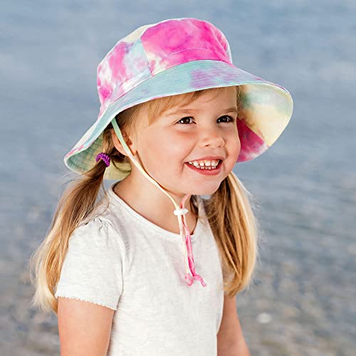JAN & JUL Girls' Grow-with-Me Cotton Bucket Sun-Hats for Baby and Kids4