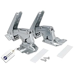 LUTH Premium Profi Parts scharnier set voor koelkast diepvries geschikt voor Bosch Siemens Neff AEG 00481147 481147