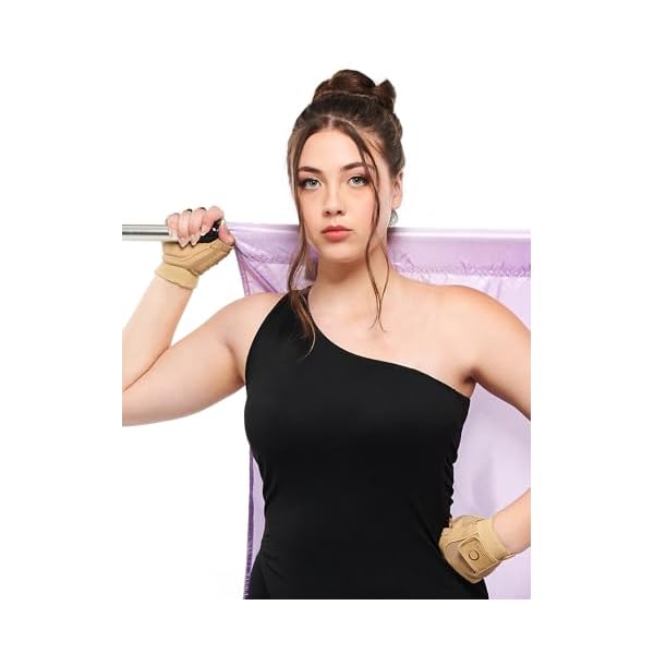 Cousin's Concert Attire Color Guard Gloves for Color Guard Flag and Pole, Durable Fingerless Colorguard Gloves - Image 2