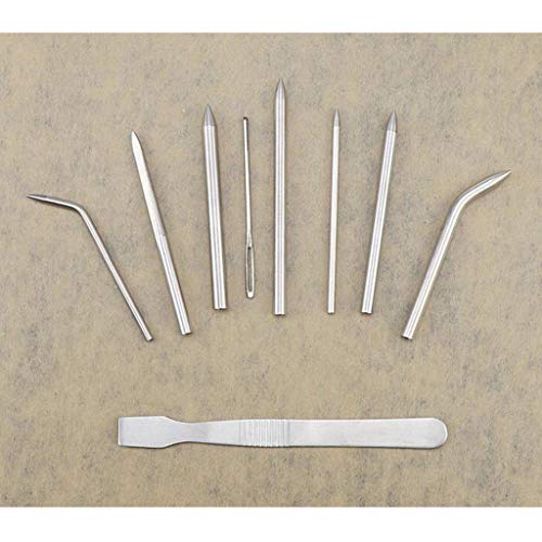 Tongina Pacote De 9 Conjunto De Costura Paracord Agulha De Laço Paracord Para Tecelagem De Cordas