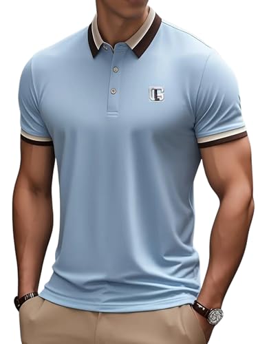 Image of POSHAX Men Polo Shirt|Cotton Blend|Regular Fit