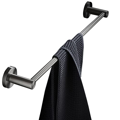 Porte-serviette murale Sus 304 avec vis de fixation rail acier inox brossé 120 cm