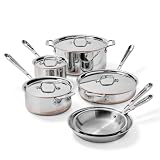 All-Clad Copper Core® 10 Piece Stainless Steel...