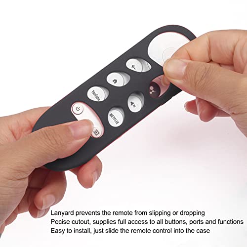 Silicone Remote Control Cover,Remote Case,Anti Slip Remote Control Protective Cover, Remote Protector Cover with Lanyard - Image 3