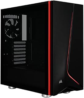 CORSAIR CARBIDE SPEC-06 Mid-Tower Gaming Case, Tempered Glass- Black