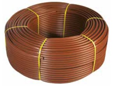 Pcriegos 02061M-Tubería de Goteo 16mm Goteros Cada 33 cm Bobina de 400 Metros Turbulento Color Marron Cover