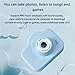 DAUTAI Min Toddler Camera, Kids Camera for Girls Boys Toys, 4000W Pixels 4 Layers Optical Glass 2.0 Inch IPS Screen 32G TF Card, Cool Stuff for Birthday,Blue