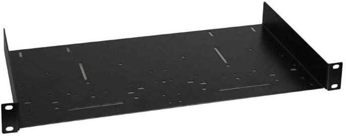 RKSU-1U 1U Universal 19 Inches Rack Shelf, Metal, Black