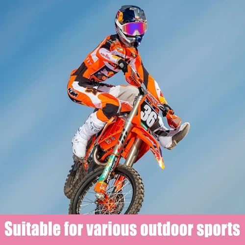 Image of Motorcycle Goggles ATV Goggles Motocross Bendable OTG Goggles Windproof Racing Goggles Off Road Goggles Nose Guard Wrap Ski Goggles Dustproof Over Glassess