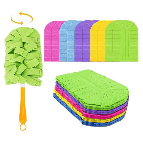 Reusable Duster Refill Compatible with Swiffer - 5 Pack 360° Electrostatic Duster Refills with...