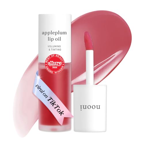 NOONI Korean Lip Oil - Appleplum - pH Color-Changing Plumping Lip Gloss